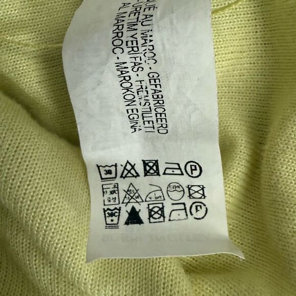 Zara Light Yellow One-Shoulder Crop Top Women’s Size Medium Great Condition - Picture 5 of 7